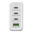 Goobay USB C snellader | Goobay (68W, 3x USB C, 1x USB A, GaN, Power Delivery, Wit) 64822 K180107708 - 2