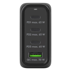 Goobay USB C snellader | Goobay (68W, 3x USB C, 1x USB A, GaN, Power Delivery, Zwart) 64819 K180107709 - 2