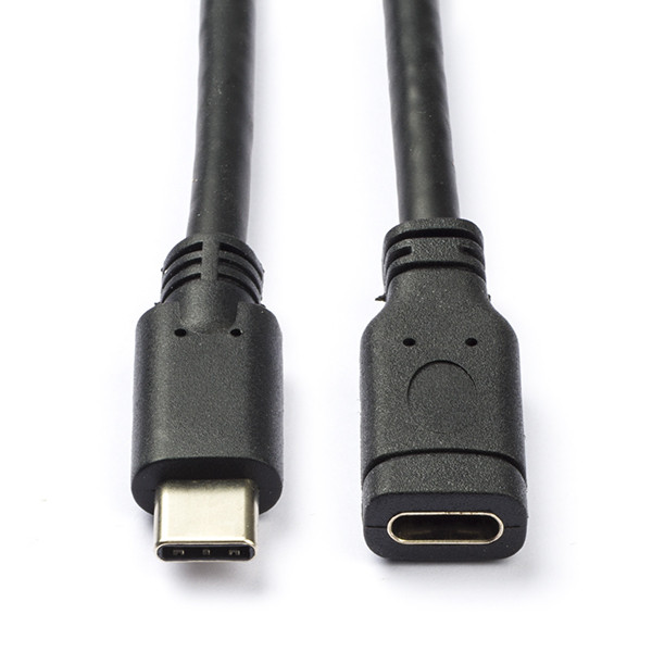 Goobay USB C verlengkabel | 1 meter | USB 3.0 (Zwart) 45393 K010214085 - 1