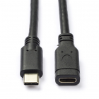 Goobay USB C verlengkabel | 1 meter | USB 3.0 (Zwart) 45393 K010214085 Goobay USB C verlengkabel | 1 meter | USB 3.0 (Zwart) 45393 K010214085