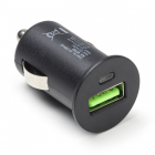 Goobay USB autolader | Goobay | 1 poort (USB A, Quick Charge, 18W, Zwart) 45162 K120300270