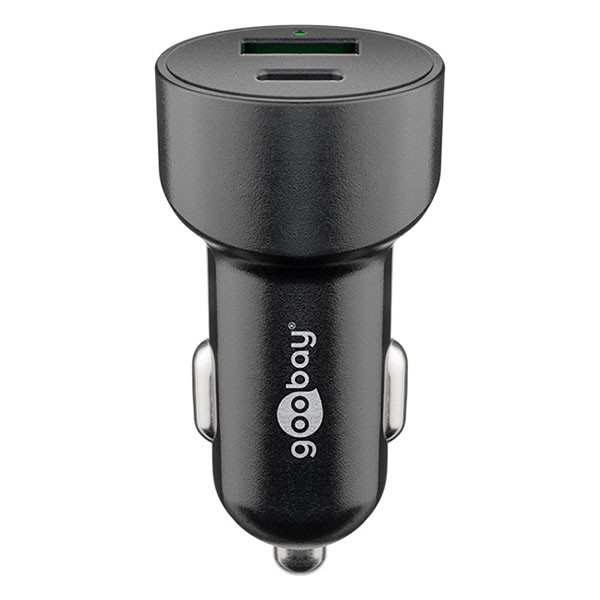 Goobay USB autolader | Goobay (1x USB C, 1x USB A, 48W) 39908 K180107718 - 2