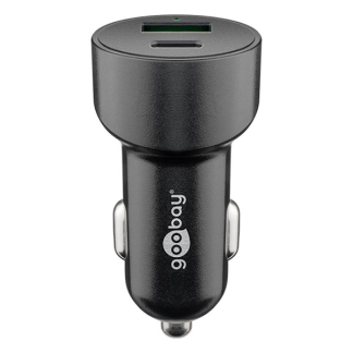 Goobay USB autolader | Goobay (1x USB C, 1x USB A, 48W) 39908 K180107718 - 2