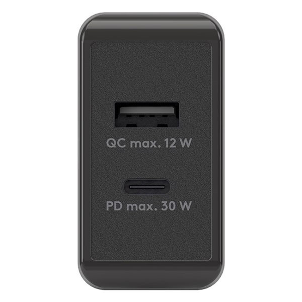 Goobay USB multipoort oplader | Goobay | 2 poorten (USB A, USB C, 30W, Power Delivery, Quick Charge, Zwart) 61673 K180107314 - 2