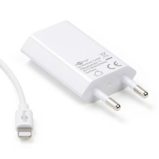 Goobay USB oplader | Goobay | 1 poort (USB A, 5W, Lightning kabel) 44978 K120300264 - 1