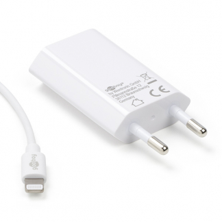 Goobay USB oplader | Goobay | 1 poort (USB A, 5W, Lightning kabel) 44978 K120300264 - 