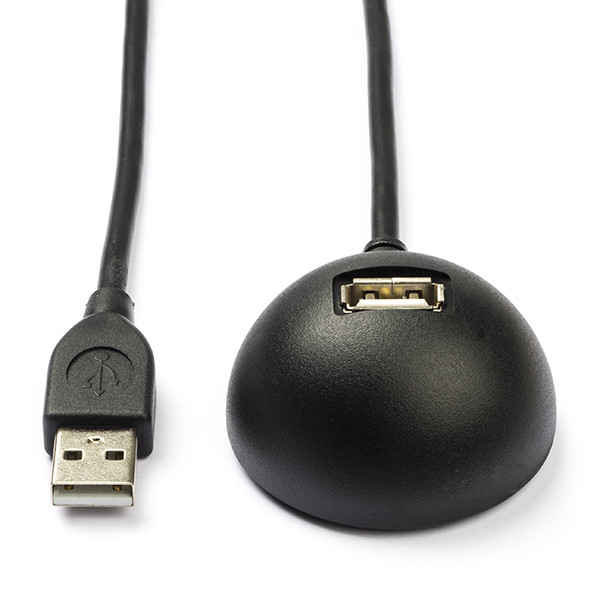 Goobay USB verlengkabel | 1.5 meter | USB 2.0 (100% koper, Met standaard) 68913 K070601035 - 1