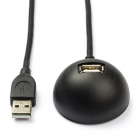 Goobay USB verlengkabel | 1.5 meter | USB 2.0 (100% koper, Met standaard) 68913 K070601035 Goobay USB verlengkabel | 1.5 meter | USB 2.0 (100% koper, Met standaard) 68913 K070601035