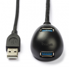 Goobay USB verlengkabel | 1.5 meter | USB 3.0 (100% koper, Met standaard, Oplaadfunctie) 95918 K070601040 Goobay USB verlengkabel | 1.5 meter | USB 3.0 (100% koper, Met standaard, Oplaadfunctie) 95918 K070601040