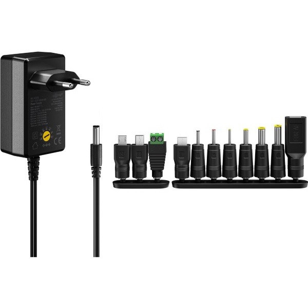 Goobay Universele adapter | Goobay | Max. 27W (2250 mA, 1.8 meter) 64570 K120500054 - 2