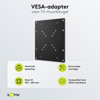 Goobay VESA adapter | Goobay | 23 tot 42 inch (Max. 30 kg) 63267 K101501132 - 3