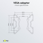 Goobay VESA adapter | Goobay | 32 tot 55 inch (Max. 30 kg) 60134 K101501133 - 4