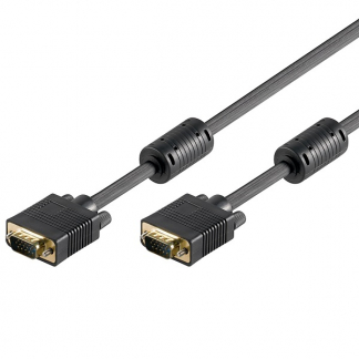 Goobay VGA kabel | Goobay | 2 meter (Zwart) 50135 K010409009 - 1