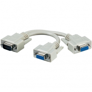 Goobay VGA splitter | Goobay | 0.15 meter (Verguld, Full HD) 993065-89 K030409018 - 