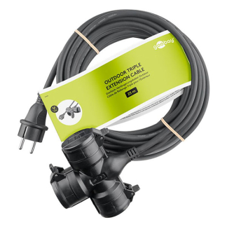 Goobay Verlengsnoer  | Goobay | 25 meter (3-voudig, IP44, 3x 1.5 mm², 16A, 3680W) 65439 K010807008 - 5