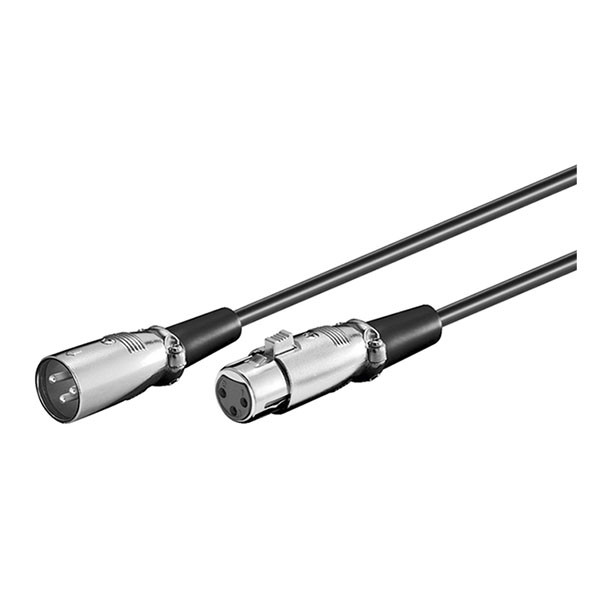 Goobay XLR kabel | V ↔ M | Goobay | 2 meter (3-pin) 50705 K010411281 - 1