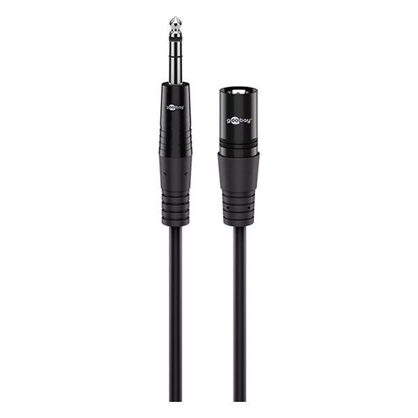 Goobay XLR naar jack 6.35 mm kabel | V ↔ M | Goobay | 1 meter (Stereo, Gebalanceerd, 100% koper) 80049 K010411264 - 2