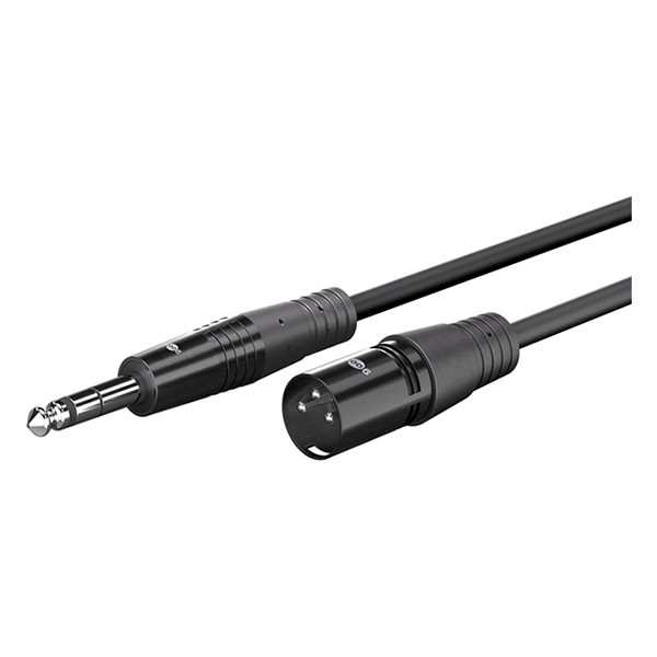 Goobay XLR naar jack 6.35 mm kabel | V ↔ M | Goobay | 5 meter (Stereo, Gebalanceerd, 100% koper) 80053 K010411267 - 1
