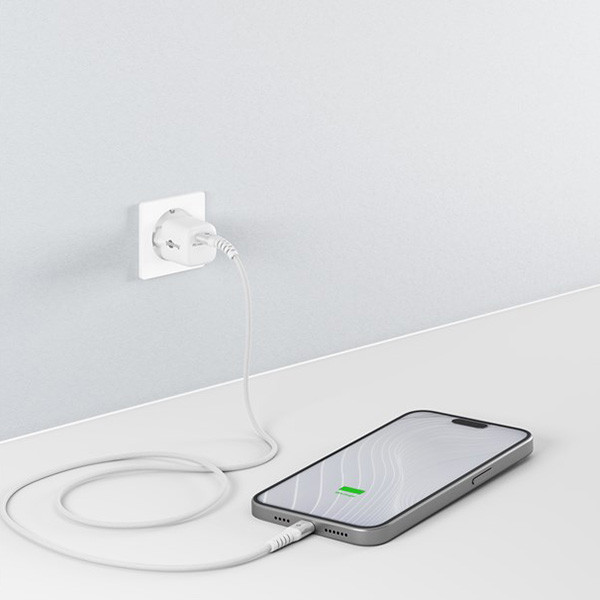 Goobay Xiaomi oplaadkabel | USB C ↔ USB C | Goobay | 0.5 meter (USB 2.0, 60W, 480 Mbps, Wit) 70192 X180107348 - 3