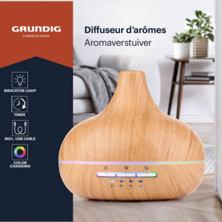 Grundig Aroma diffuser | Grundig | 300 ml (Lichtfunctie) 871125255998 K170101233 - 2