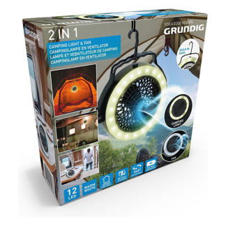 Grundig Camping lantaarn | Grundig | led (Met ventilator, Wit) 18253 K170105164 - 4