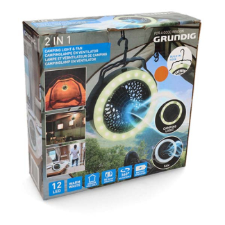 Grundig Camping lantaarn | Grundig | led (Met ventilator, Wit) 18253 K170105164 - 8