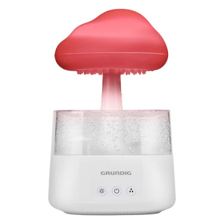 Grundig Luchtbevochtiger | Grundig | 450 ml (5 kleuren, Timer, Regendruppel effect) 871125234748 K170101234 - 2