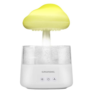 Grundig Luchtbevochtiger | Grundig | 450 ml (5 kleuren, Timer, Regendruppel effect) 871125234748 K170101234 - 3