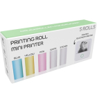 Grundig Mini printer papier | Grundig | 5 rollen (4x printpapier, 1x stickerpapier) 871125258651 K105005273 - 1