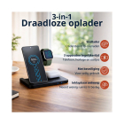 Grundig Opvouwbare draadloze oplader | Grundig (3-in-1, 10W, Zwart) 871125235870 K070501294 - 4