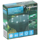 Grundig Solar grondspot | Grundig | Ø 11 cm (8 leds, Schemersensor, Rond, RVS, Zwart) 871125212334 K170203617 - 7