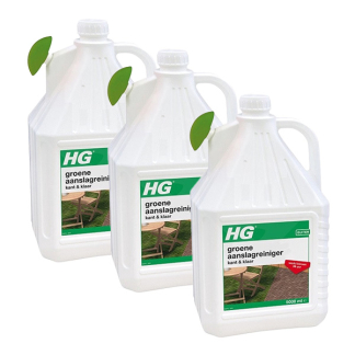 Groene aanslag verwijderaar | HG | 75 m² | 3 stuks (Gebruiksklaar, 15 liter)