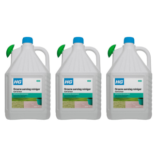 Groene aanslag verwijderaar | HG | 75 m² | 3 stuks (Gebruiksklaar, 15 liter)