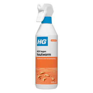 HG  Houtwormmiddel | HG X | 500 ml | 4 stuks (Gebruiksklaar)  V170111472 - 2