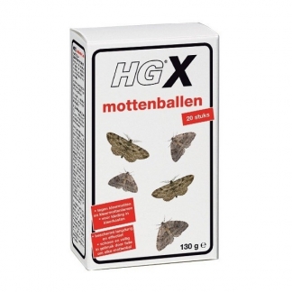 HG  Mottenbal | HG X | Kledingmot (20 stuks) 629015100 K170111470 - 