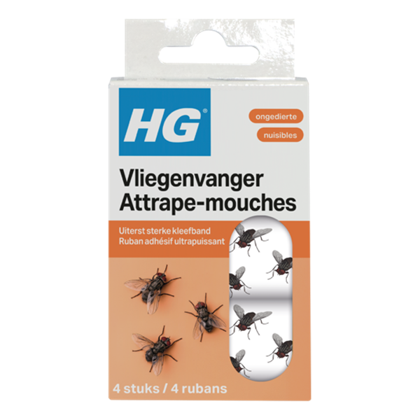 HG  Vliegen plakstrip | HG X | 4 stuks (Ecologisch) 587000100 K170111356 - 1