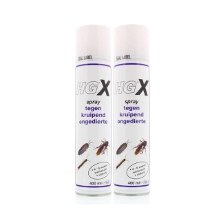 Vlooienspray | HG X | 2 stuks | 400 ml