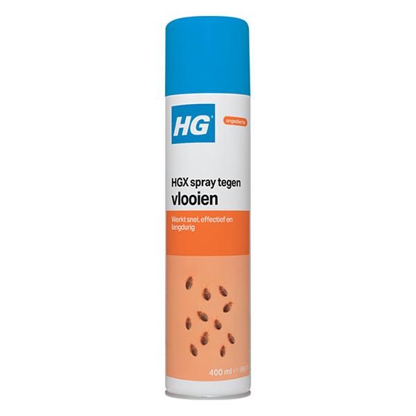 HG  Vlooienspray | HG X | 400 ml (Geschikt voor in huis) HG-393040100 K170111456 - 1