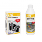 HG duo ontstopper + HG afvoerstankverwijderaar | Combideal (2x 500 ml + 500 gram)
