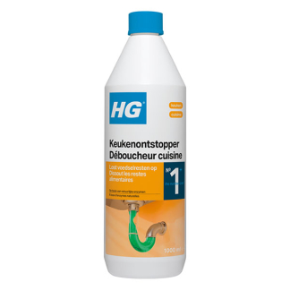 HG keukenontstopper | 1000 ml (Gebruiksklaar, Biologisch afbreekbaar) 481100100 481100103 K170405103