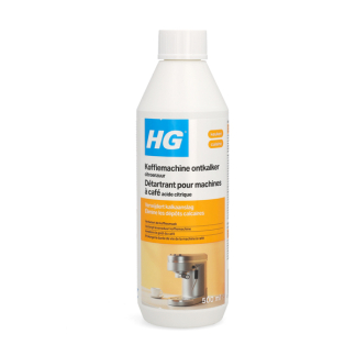 HG koffiemachine ontkalker | 500 ml (Citroenzuur, Voor espresso- en padkoffiemachines) 323050100 323050103 K170405120