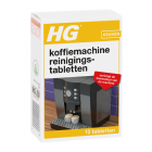 HG koffiemachine reinigingstabletten | 10 stuks (Voor (vol)automatische koffiemachines)