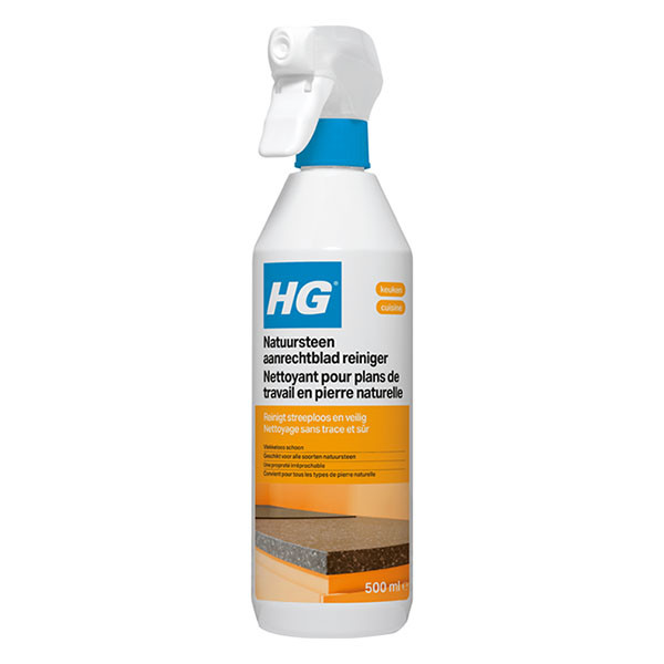 HG natuursteen aanrechtblad reiniger | 500 ml (Voor de keuken) 340050100 340050103 K170405149 - 1