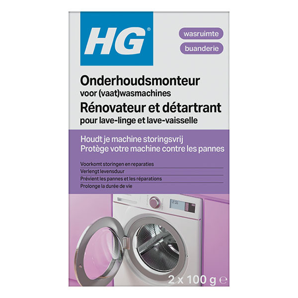 HG onderhoudsmonteur | 2x 100 gram (Voor was- en vaatwasmachines) 248020100 248020103 K170405119 - 1