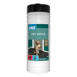HG pet wipes | 50 stuks (Honden, Zacht, Sterk, Vrij van alcohol, parfum en parabenen) 701000103 K170405287