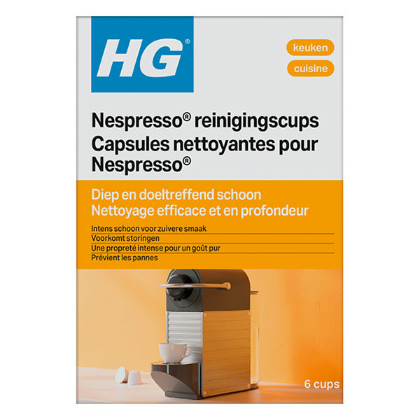 HG reinigingscups voor Nespresso® machines | 6 stuks 678000100 678000103 K170405128 - 1
