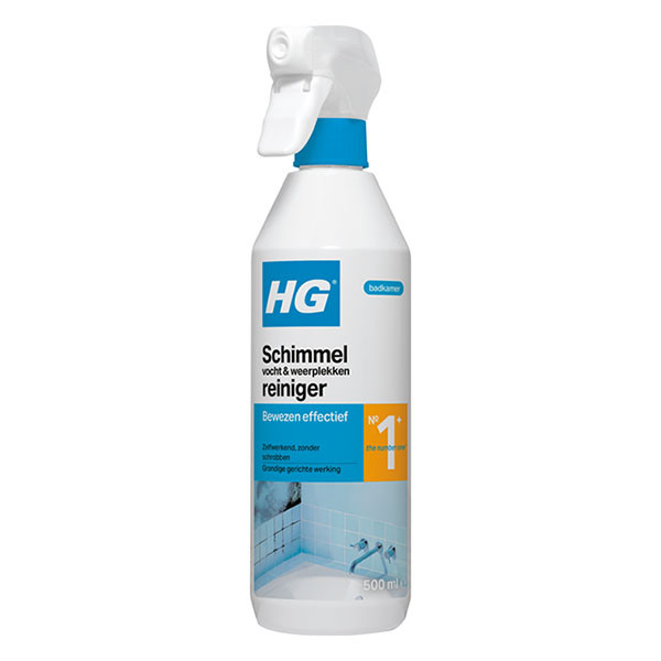 HG schimmelreiniger | 500 ml (Voor de badkamer, Zelfwerkend) 186050100 K170405171 - 1