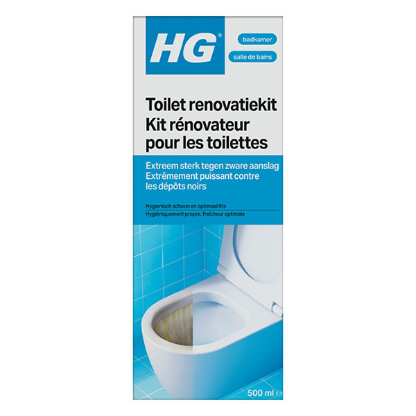 HG toilet renovatie kit | 500 ml (Extreem sterk) 318006100 318006103 K170405177 - 1