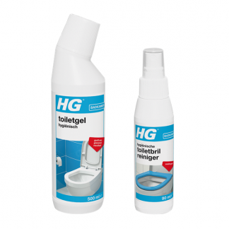 HG toiletgel + HG toiletbril reiniger | Combideal (500 ml + 90 ml)