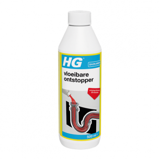 HG vloeibare ontstopper | 500 ml (Gebruiksklaar, Badkamer en toilet) 139050100 139050103 K170405100 - 